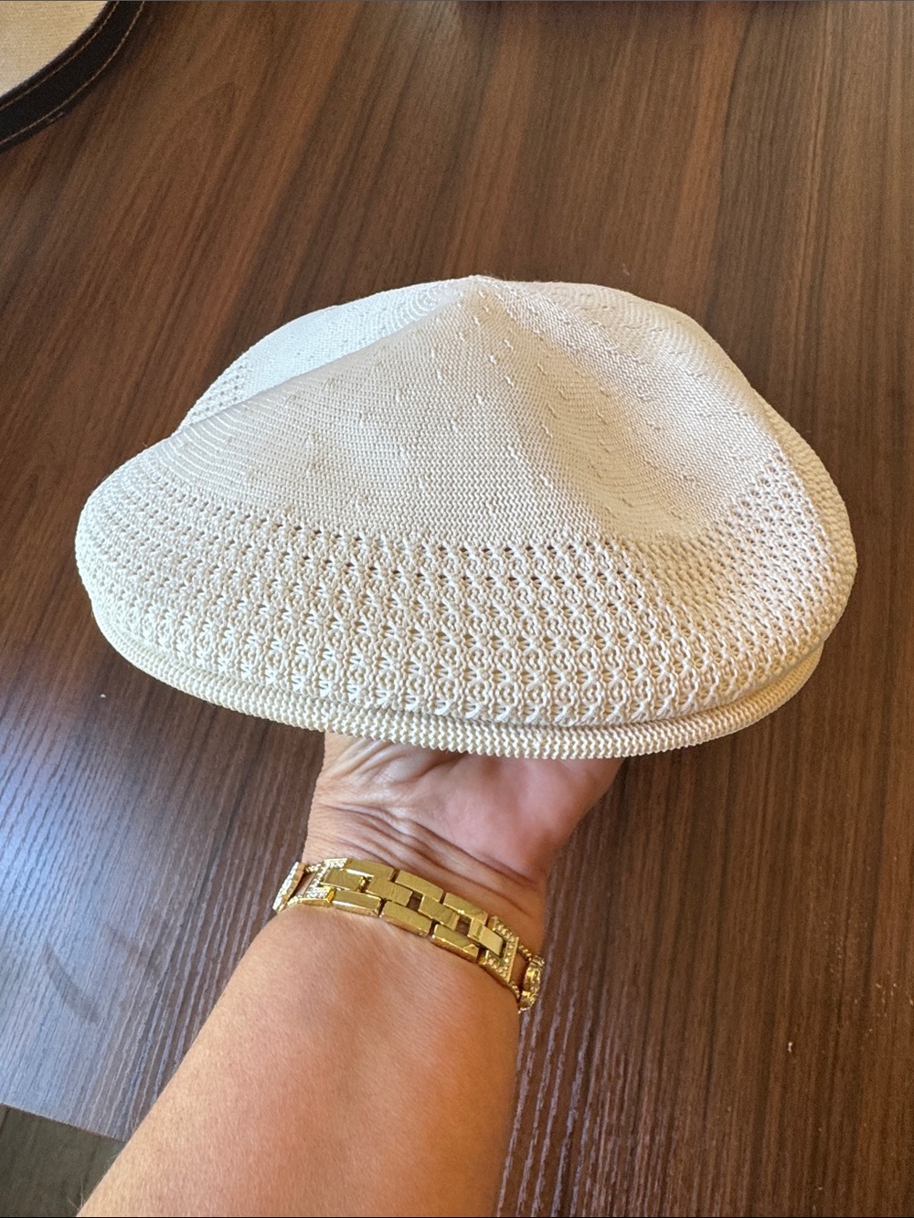 Kangol Beige Tropic 504 Ventair Men's Cap Size XL